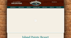 Desktop Screenshot of islandpointeresort.com